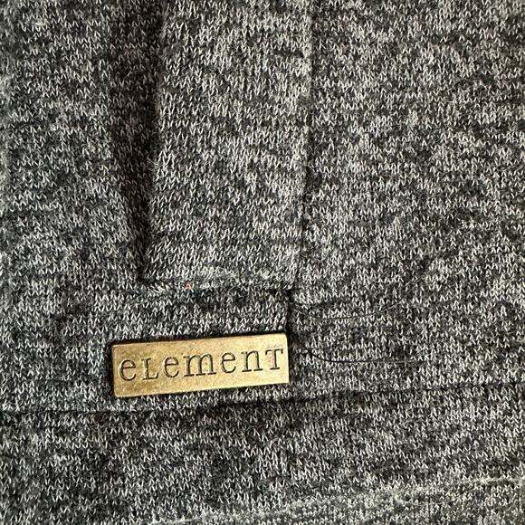 Element Pea Coat Jacket Sz XL Gray Double Breasted Twee Academia Goth Preppy EUC - Picture 4 of 7